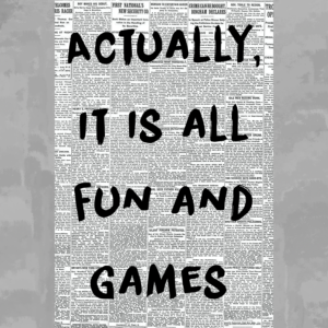 Retro Newspaper quote poster